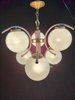 Kroonluchter - Ruimtevaarttijdperk - Kristal, Metaal,