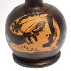 Grec ancien, Apulien Terre cuite Lekythos miniature en agate