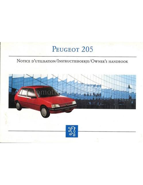 1997 PEUGEOT 205 INSTRUCTIEBOEKJE, Auto diversen, Handleidingen en Instructieboekjes