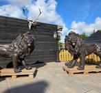Beeld, XXL Set Giant Lions - Guards 230cm 410kg - 140 cm -