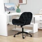 Kantoorstoel - LuxeComfort - Wieltjes – Verstelbaar - Zwart, Ophalen of Verzenden, Nieuw