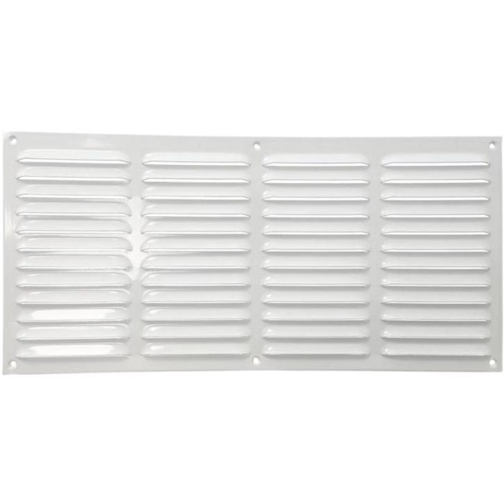 Aluminium schoepenrooster opbouw 400 x 200mm - ALU (1-4020A), Doe-het-zelf en Bouw, Ventilatie en Afzuiging, Nieuw, Verzenden