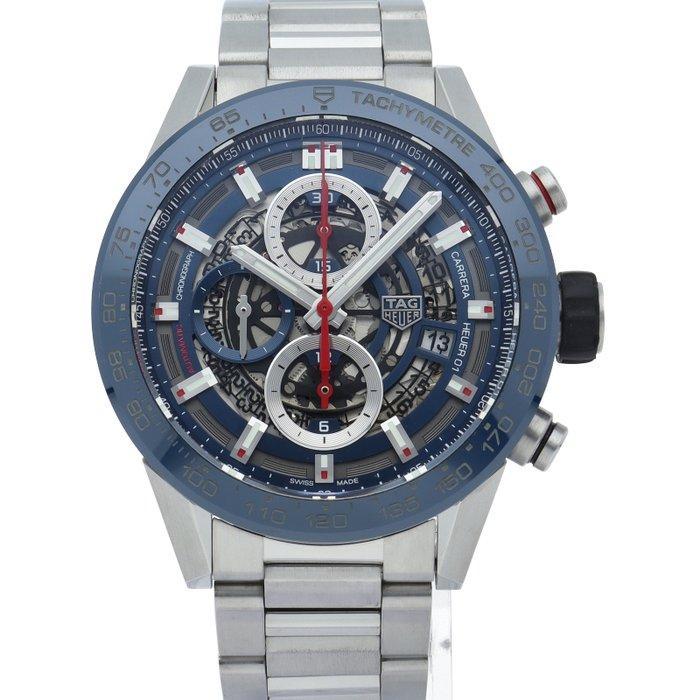 TAG Heuer - Carrera Caliber Heuer 01 Chronograph -, Handtassen en Accessoires, Horloges | Antiek