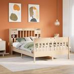 vidaXL Bedframe zonder matras massief grenenhout 140x200 cm, Huis en Inrichting, Slaapkamer | Bedden, Verzenden, Nieuw