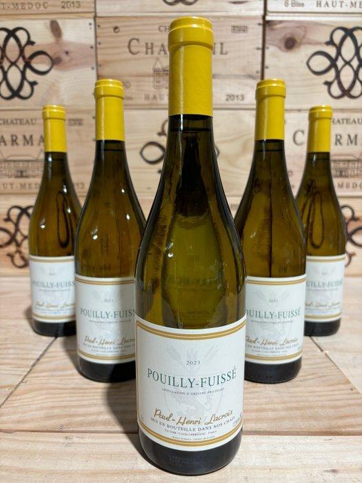 2023 Domaine de Paul - Henri Lacroix - Pouilly Fuissé - 6, Verzamelen, Wijnen