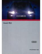 1993 AUDI RS2 AVANT BROCHURE DUITS, Nieuw