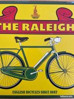 Plaque Émaillée Vintage 1950 The Raleigh – Vélo Cyclisme –