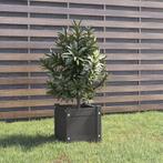 vidaXL Plantenbak 31x31x31 cm massief grenenhout grijs, Verzenden, Nieuw