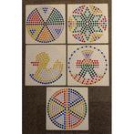 Kralenplank voorbeeld rond met o.a. een badeend 5 stuks (zie, Verzenden