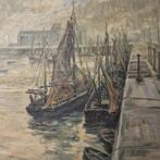 Leon Verbeke (1890-1973) - Haven van Oostende, Antiek en Kunst