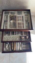 Ménagère pour 12 personnes - Plaqué(e) argent - Art déco, Antiek en Kunst