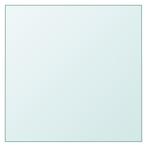 vidaXL Tafelblad 60x60 cm gehard glas transparant, Huis en Inrichting, Verzenden, Nieuw