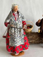 De visser en de visverkoopster __ artisanale Provençaalse, Antiek en Kunst