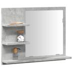 vidaXL Étagère à miroir de salle de bain gris béton, Verzenden, Neuf