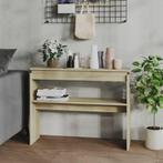 vidaXL Wandtafel 102x30x80 cm bewerkt hout sonoma, Huis en Inrichting, Tafels | Bijzettafels, Verzenden, Nieuw