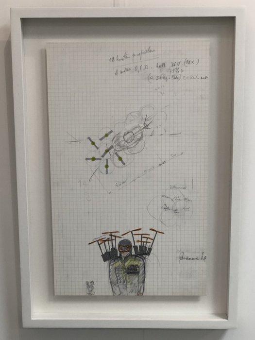 Panamarenko (1940-2019) - Pepto Bismo - Toymodel of space, Antiek en Kunst, Kunst | Tekeningen en Fotografie