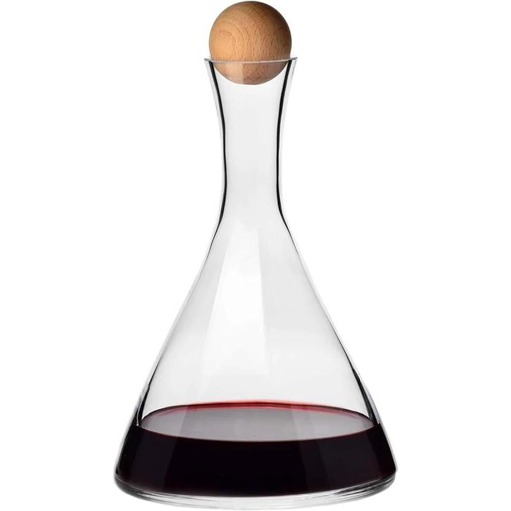Decanteerkaraf | SPLENDOUR | Kristalglas | 1L | Incl. Stop, Zakelijke goederen, Horeca | Keukenapparatuur, Nieuw in verpakking