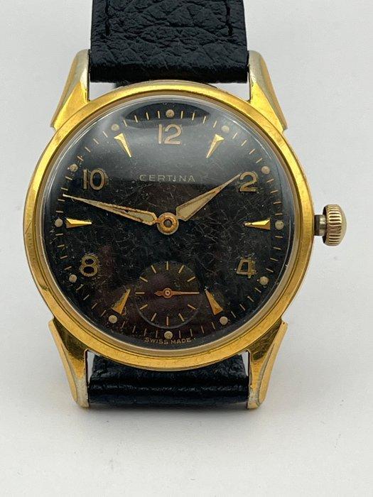 Certina - Gold plated 20M | BOX | NOS strap - Zonder, Handtassen en Accessoires, Horloges | Heren