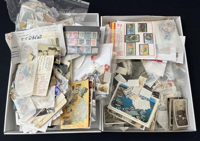 Wereld - Wereld Oostenrijk VK VS Ierland Nederland, Postzegels en Munten, Postzegels | Amerika