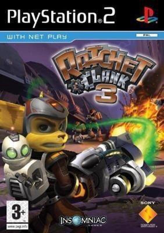 Ratchet & Clank 3 (PS2 Games), Games en Spelcomputers, Games | Sony PlayStation 2, Zo goed als nieuw, Ophalen of Verzenden