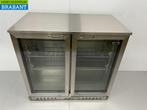 RVS Backbar Barkoeling Glazen klapdeuren 218 liter 90 cm, Ophalen of Verzenden, Nieuw in verpakking