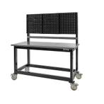 Werkbank op wielen met 160 x 70 cm. metalen blad., Doe-het-zelf en Bouw, Werkbanken, Ophalen of Verzenden, Nieuw