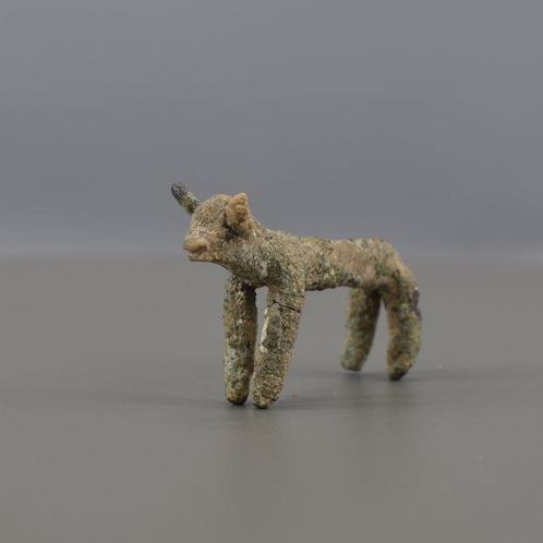 West-Aziatisch Brons Bronzen Figurine ZOOMORPHE - 7 cm, Verzamelen, Mineralen en Fossielen