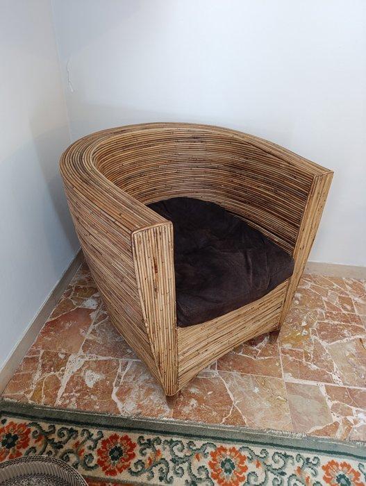 Fauteuil - Rattan, Antiek en Kunst, Kunst | Designobjecten