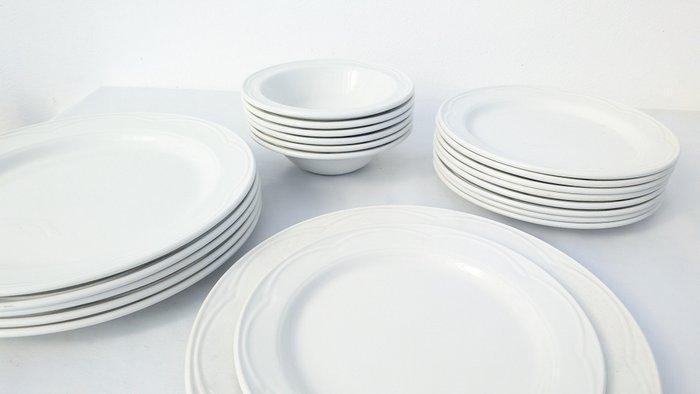 Steelite - England - Eetservies voor 6 (18) - Porselein, Antiquités & Art, Antiquités | Meubles | Tables