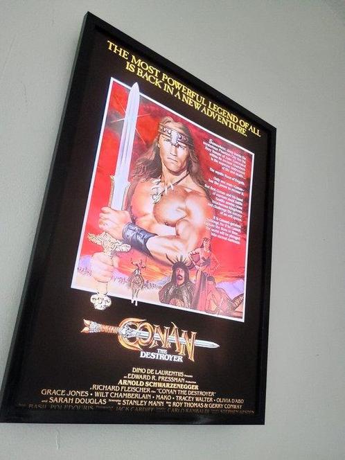 Conan de Barbaar - Arnold Schwarzenegger - Poster Lightbox, Verzamelen, Film en Tv