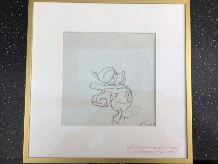 Walt Disney company - 1 Original drawing - Donald Duck - The, Verzamelen, Disney