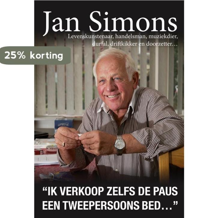 Ik verkoop zelfs de paus een tweepersoons bed - Jan Simons, Boeken, Hobby en Vrije tijd, Gelezen, Verzenden