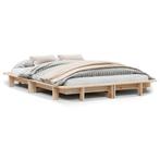 Stevig Bedframe 140x200 | OP = OP | 35% Voordeel!, Huis en Inrichting, Bruin, Verzenden, Nieuw, 140 cm