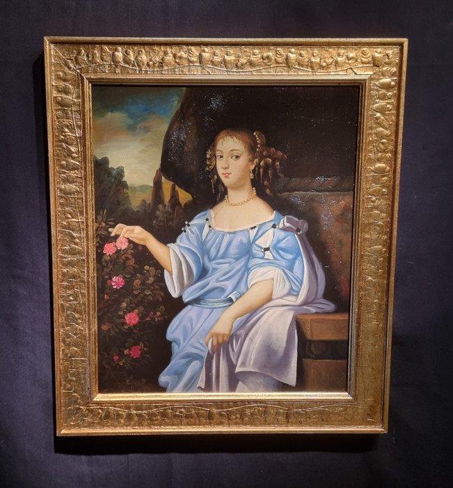 Scuola europea (XX), da Peter Lely - Ritratto di Henrietta, Antiek en Kunst, Kunst | Schilderijen | Klassiek