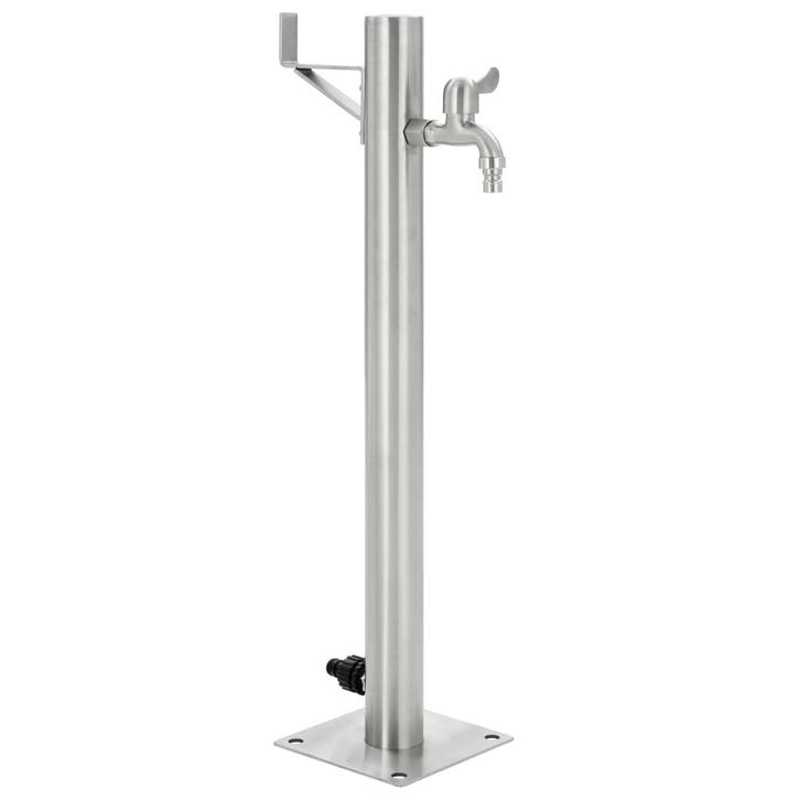 vidaXL Tuinwaterkolom rond 65 cm roestvrij staal, Tuin en Terras, Overige Tuin en Terras, Nieuw, Verzenden