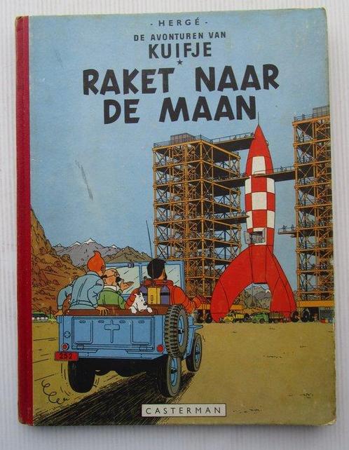 Kuifje 16 - Raket naar de maan (A53) - 1 Album - Eerste druk, Boeken, Stripverhalen