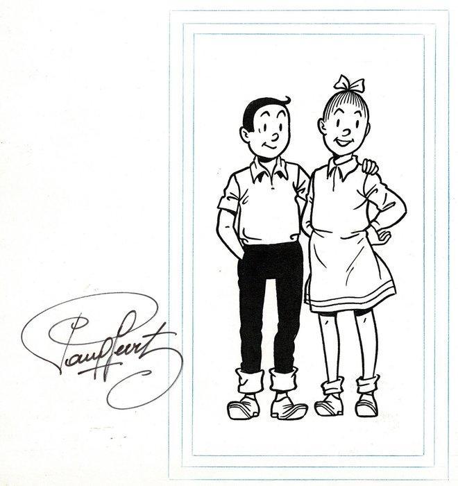 Geerts, Paul - 1 Original drawing - Suske en Wiske, Boeken, Stripverhalen