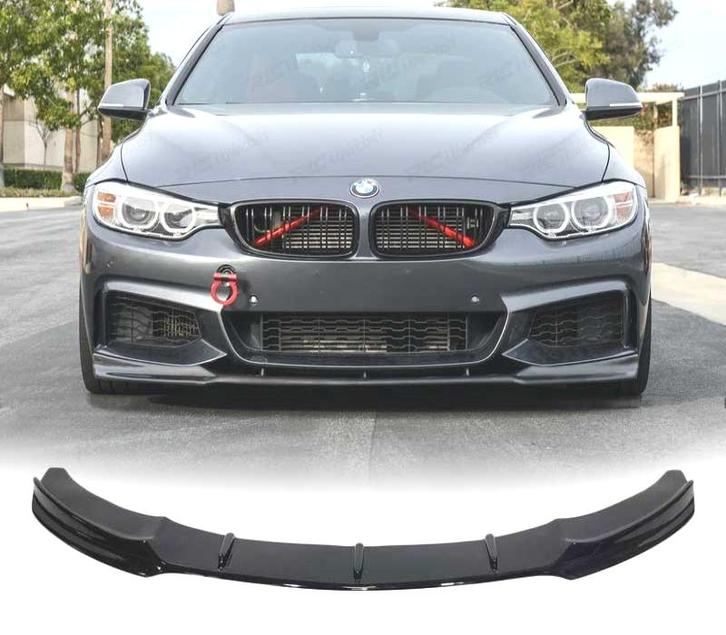 SPOILER LAME DE PARE-CHOCS AVANT BMW F32 LOOK M NOIR BRILLAN, Auto-onderdelen, Carrosserie, Verzenden