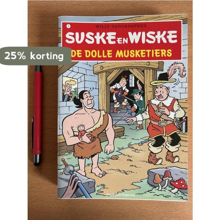 Suske en Wiske 04 de dolle Musketiers a-5 uitgave, Boeken, Overige Boeken, Gelezen, Verzenden