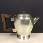 Koffieservies (3) - geplateerd met zilver en hout, Antiek en Kunst