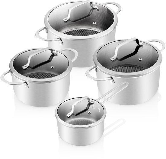 2dekans | ETA HoneyComb Pannenset voor Inductie en alle, Zakelijke goederen, Horeca | Keukenapparatuur, Ophalen of Verzenden