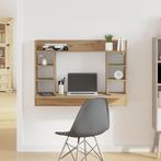 vidaXL Muurbevestigd Bureau Artisan Eiken 105x48x75 cm, Huis en Inrichting, Verzenden, Nieuw