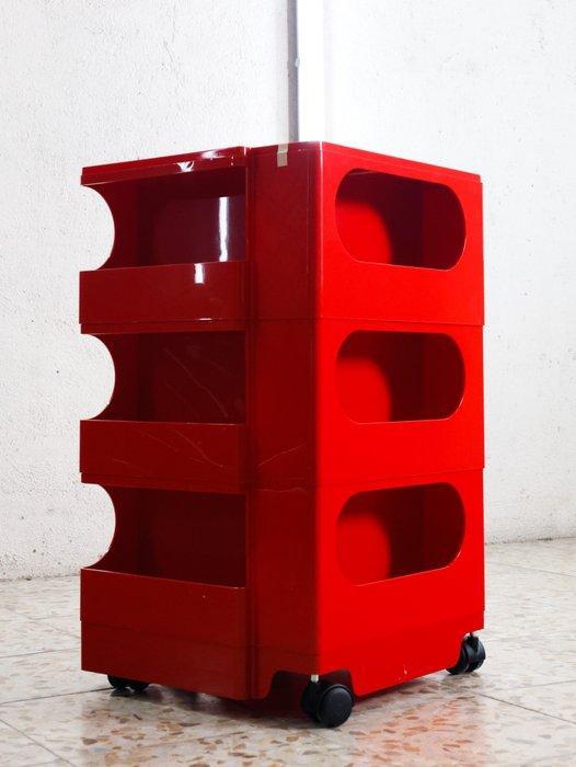 B-Line - Joe Colombo - Trolley - Boby - B35 Peperrood - ABS, Antiek en Kunst, Antiek | Meubels | Stoelen en Sofa's