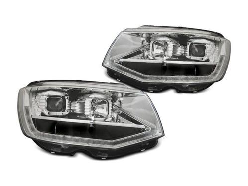 LED Tube koplamp units Chrome VW T6 dynamische, Autos : Pièces & Accessoires, Éclairage, Envoi
