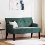vidaXL Chesterfield Bank Donkergroen 112 x 65,5 x 75 cm, Verzenden