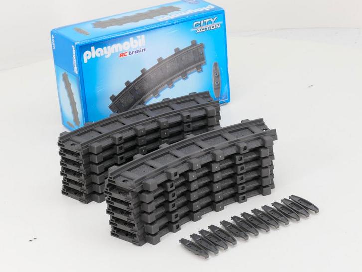 Playmobil 4385 RC-train  12x Bocht, Inc. verbindingstukken, Hobby en Vrije tijd, Modelbouw | Overige, Gebruikt, Ophalen of Verzenden