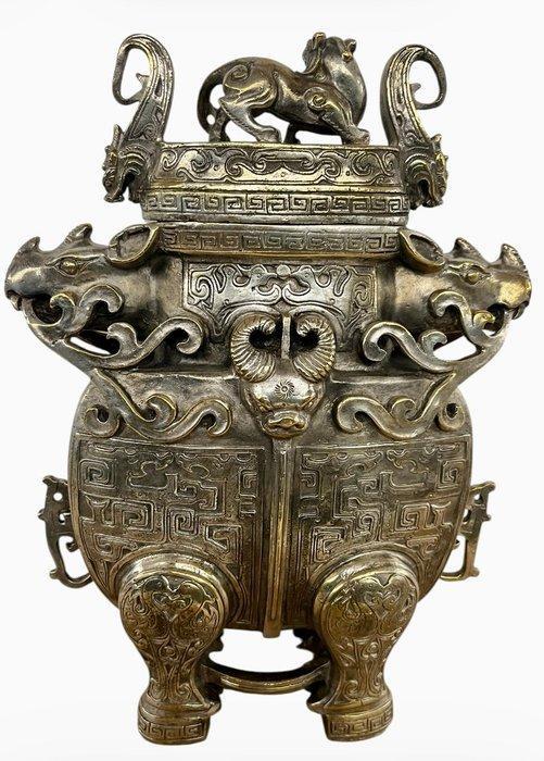 Censer - Brons - China, Antiek en Kunst, Antiek | Overige Antiek