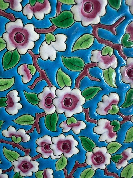 Longwy - Schaal - Aardewerk - Emaux de Longwy, Antiek en Kunst, Antiek | Glaswerk en Kristal