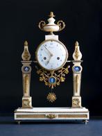 Pendule - Orange à Versailles - Louis XVI - Marmer, Verguld, Antiquités & Art, Antiquités | Horloges
