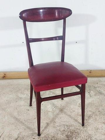 Chaise - Bois, Cuir synthétique beschikbaar voor biedingen